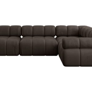 Narożnik prawostronny modułowy MENDE-L2 285x190x70 cm Brązowy 684350 Narożnik prawostronny modułowy MENDE-L2 285x190x70 cm Brązowy 684350