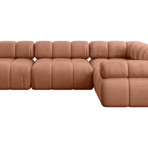 Narożnik prawostronny modułowy MENDE-L2 285x190x70 cm Morelowy 684303 Narożnik prawostronny modułowy MENDE-L2 285x190x70 cm Morelowy 684303