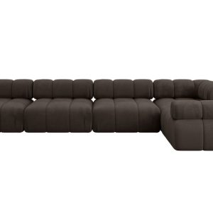 Narożnik prawostronny modułowy MENDE-L3 380x190x70 cm Brązowy 684367 Narożnik prawostronny modułowy MENDE-L3 380x190x70 cm Brązowy 684367