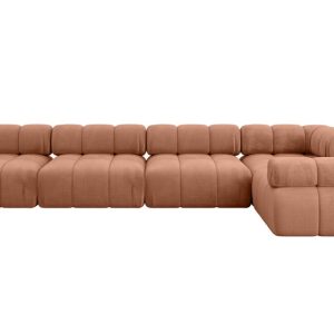 Narożnik prawostronny modułowy MENDE-L3 380x190x70 cm Morelowy 684351 Narożnik prawostronny modułowy MENDE-L3 380x190x70 cm Morelowy 684351