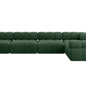Narożnik prawostronny modułowy MENDE-L3 380x190x70 cm Zielony 684360 Narożnik prawostronny modułowy MENDE-L3 380x190x70 cm Zielony 684360