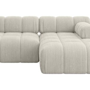 Narożnik prawostronny modułowy RAZON-L1 190x160x70 cm Kremowy 682840 Narożnik prawostronny modułowy RAZON-L1 190x160x70 cm Kremowy 682840