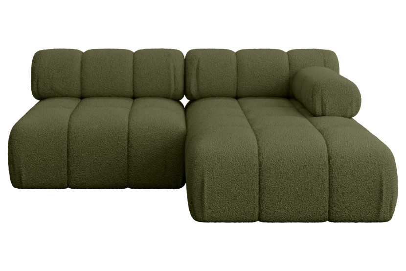 Narożnik prawostronny modułowy RAZON-L1 190x160x70 cm Zielony 682845
