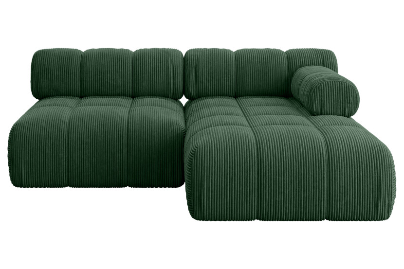 Narożnik prawostronny modułowy RAZON-L1 190x160x70 cm Zielony 682859