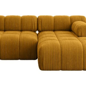 Narożnik prawostronny modułowy RAZON-L1 190x160x70 cm Żółty 682851 Narożnik prawostronny modułowy RAZON-L1 190x160x70 cm Żółty 682851
