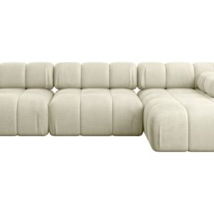 Narożnik prawostronny modułowy RAZON-L2 285x160x70 cm Beżowy 682369 Narożnik prawostronny modułowy RAZON-L2 285x160x70 cm Beżowy 682369
