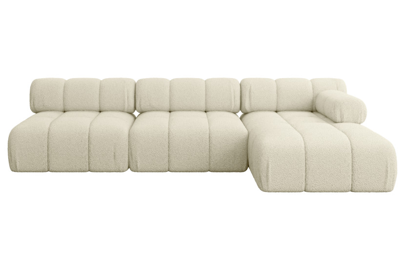 Narożnik prawostronny modułowy RAZON-L2 285x160x70 cm Beżowy 682351