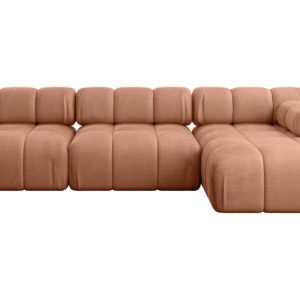 Narożnik prawostronny modułowy RAZON-L2 285x160x70 cm Morelowy 682357 Narożnik prawostronny modułowy RAZON-L2 285x160x70 cm Morelowy 682357