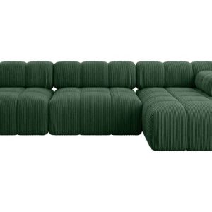 Narożnik prawostronny modułowy RAZON-L2 285x160x70 cm Zielony 682348 Narożnik prawostronny modułowy RAZON-L2 285x160x70 cm Zielony 682348