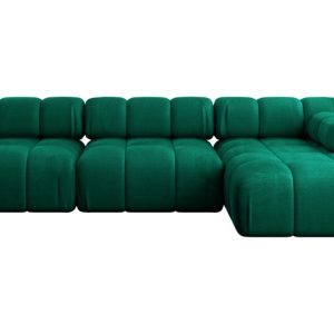 Narożnik prawostronny modułowy RAZON-L2 285x160x70 cm Zielony 682367 Narożnik prawostronny modułowy RAZON-L2 285x160x70 cm Zielony 682367