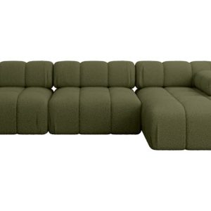 Narożnik prawostronny modułowy RAZON-L2 285x160x70 cm Zielony 682342 Narożnik prawostronny modułowy RAZON-L2 285x160x70 cm Zielony 682342