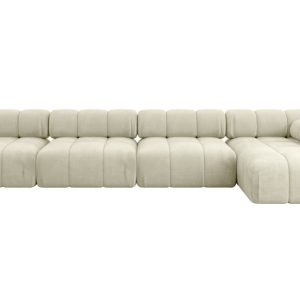 Narożnik prawostronny modułowy RAZON-L3 380x160x70 cm Beżowy 682296 Narożnik prawostronny modułowy RAZON-L3 380x160x70 cm Beżowy 682296