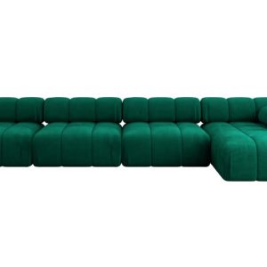 Narożnik prawostronny modułowy RAZON-L3 380x160x70 cm Zielony 682201