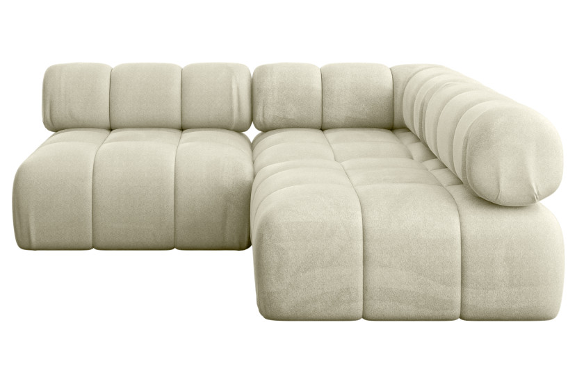 Narożnik prawostronny modułowy SAMARO-L1 190x190x70 cm beżowy 703439