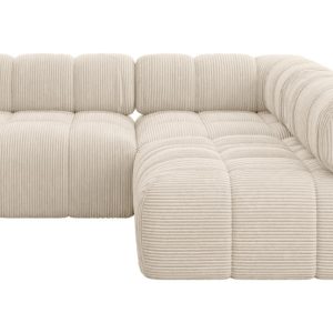 Narożnik prawostronny modułowy SAMARO-L1 190x190x70 cm beżowy 703402