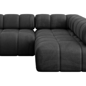 Narożnik prawostronny modułowy SAMARO-L1 190x190x70 cm czarny 703501 Narożnik prawostronny modułowy SAMARO-L1 190x190x70 cm czarny 703501