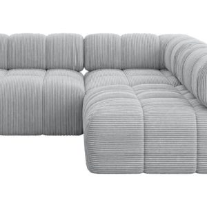 Narożnik prawostronny modułowy SAMARO-L1 190x190x70 cm szary 703503 Narożnik prawostronny modułowy SAMARO-L1 190x190x70 cm szary 703503