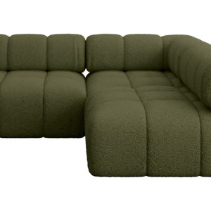 Narożnik prawostronny modułowy SAMARO-L1 190x190x70 cm zielony 703391 Narożnik prawostronny modułowy SAMARO-L1 190x190x70 cm zielony 703391