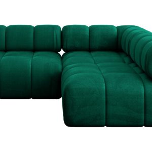 Narożnik prawostronny modułowy SAMARO-L1 190x190x70 cm zielony 703419 Narożnik prawostronny modułowy SAMARO-L1 190x190x70 cm zielony 703419