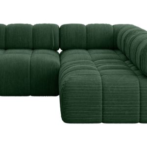 Narożnik prawostronny modułowy SAMARO-L1 190x190x70 cm zielony 703390 Narożnik prawostronny modułowy SAMARO-L1 190x190x70 cm zielony 703390