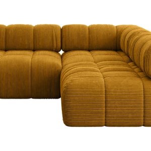 Narożnik prawostronny modułowy SAMARO-L1 190x190x70 cm żółty 703392 Narożnik prawostronny modułowy SAMARO-L1 190x190x70 cm żółty 703392