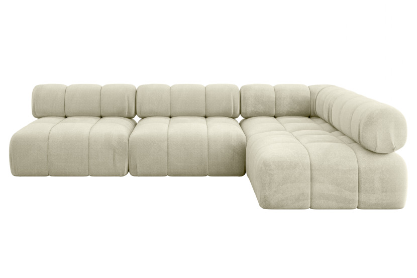 Narożnik prawostronny modułowy SAMARO-L2 285x190x70 cm beżowy 703489
