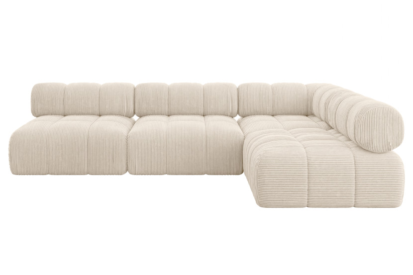 Narożnik prawostronny modułowy SAMARO-L2 285x190x70 cm beżowy 703500