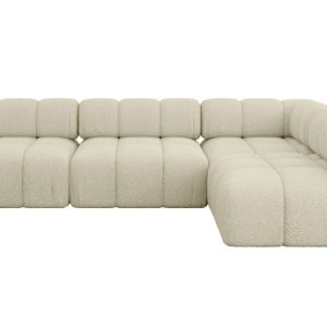Narożnik prawostronny modułowy SAMARO-L2 285x190x70 cm beżowy 703478 Narożnik prawostronny modułowy SAMARO-L2 285x190x70 cm beżowy 703478