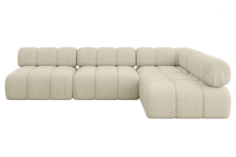 Narożnik prawostronny modułowy SAMARO-L2 285x190x70 cm beżowy 703478