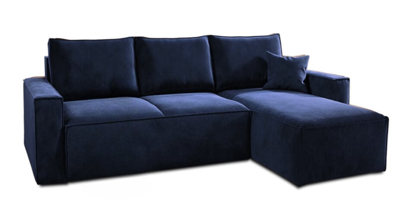Narożnik ZARA z funkcja spania 240x150 granat PRAWY 200180