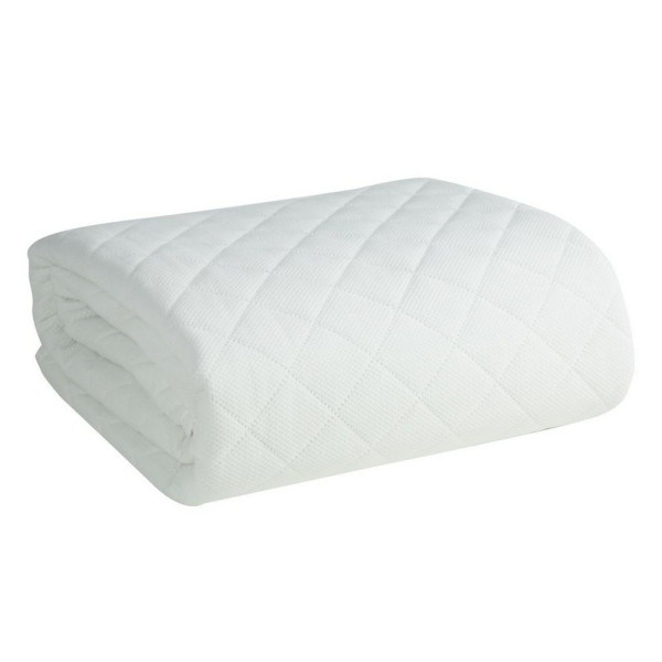 Narzuta 170x210 Milo biała romby geometria welurowa 756366