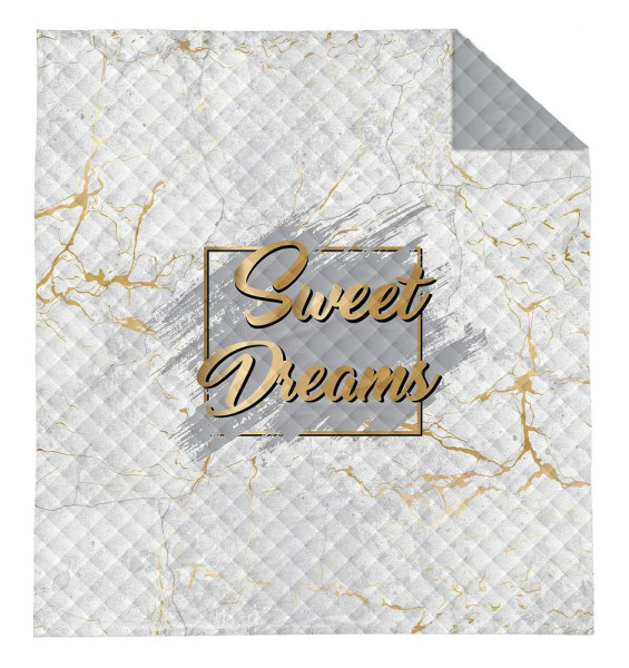 Narzuta 170x210 Sweet Dreams biała złota szara marmur 1065711