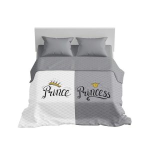 Narzuta 200×220 Prince Princess szara biała K 115 Holland 14 82887 Narzuta 200×220 Prince Princess szara biała K 115 Holland 14 82887