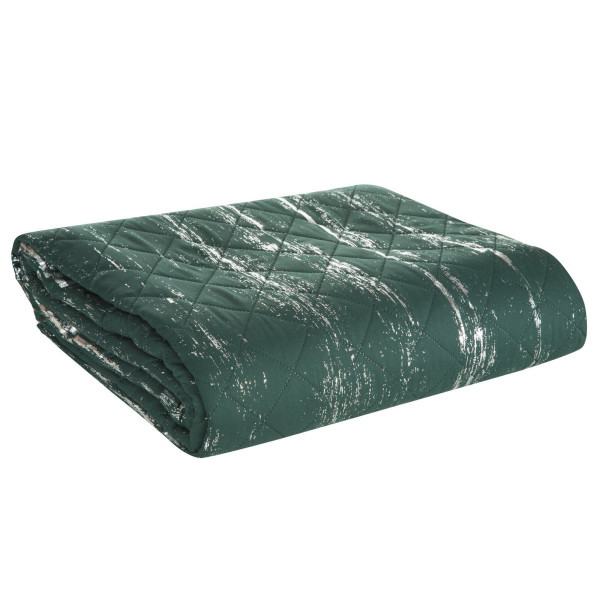 Narzuta 220X240 cm Luiz 7 Blink 1 zielono‑srebrna mikrofibra 879610