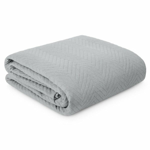 Narzuta 220x240 srebrna jodełka nowoczesna stylowa 927576