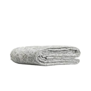 Narzuta CLARO żakardowa w kwiatowy wzór pistacjowa 200×220 cm HOMLA 930306 Narzuta CLARO żakardowa w kwiatowy wzór pistacjowa 200×220 cm HOMLA 930306