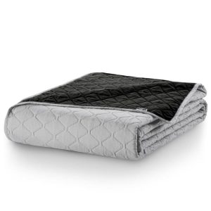 Narzuta Dwustronna Axe szara + czarna 170×210 DecoKing 892866