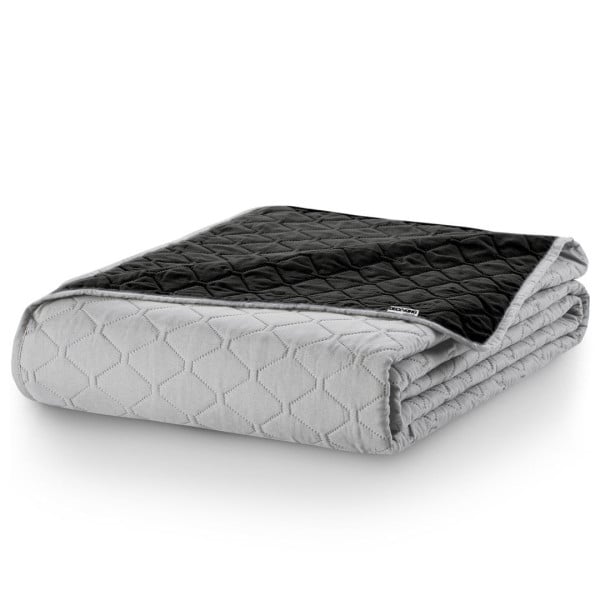 Narzuta Dwustronna Axe szara + czarna 170x210 DecoKing 892866