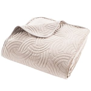 Narzuta ecru 220×240 cm i 2 poszewki – ADANA 359482 Narzuta ecru 220×240 cm i 2 poszewki – ADANA 359482