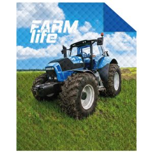 Narzuta Holland Collection Niebieski Traktor 170X210 247343 Narzuta Holland Collection Niebieski Traktor 170X210 247343