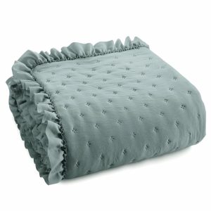 Narzuta LIBI3 Pikowana Szałwiowa 200×220 Elegancja 722384
