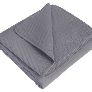 Narzuta na łóżko Bedford 180×200 cm szara 27540 Narzuta na łóżko Bedford 180×200 cm szara 27540