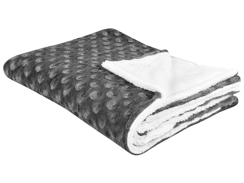 Narzuta na łóżko koc 150x200 szara 62392