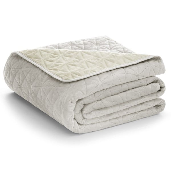 Narzuta na łóżko LAILA styl glamour 170x210 j. beżowa AmeliaHome 892748