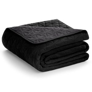 Narzuta na łóżko LAILA styl glamour 220×240 czarna AmeliaHome 892795 Narzuta na łóżko LAILA styl glamour 220×240 czarna AmeliaHome 892795