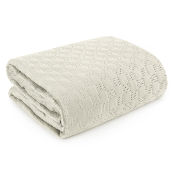 Narzuta pikowana na łóżko SOFIA 200X220 kremowa 915675