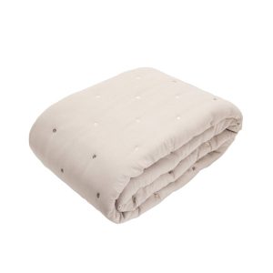 Narzuta QUILLY z pranej mikrofibry z pikowaniem beżowa 200×220 cm HOMLA 930312 Narzuta QUILLY z pranej mikrofibry z pikowaniem beżowa 200×220 cm HOMLA 930312