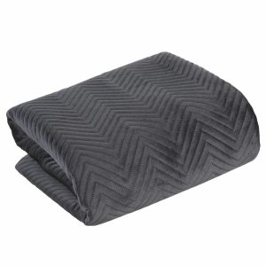 Narzuta SOFIA 240×220 cm Czarna Pikowana 687276 Narzuta SOFIA 240×220 cm Czarna Pikowana 687276