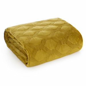Narzuta SOFIA/5 Welwet 200×220 Miodowa Elegancja 723360 Narzuta SOFIA/5 Welwet 200×220 Miodowa Elegancja 723360