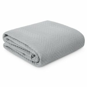 Narzuta Srebrna Jodełka 200×220 Nowoczesny Styl 722613 Narzuta Srebrna Jodełka 200×220 Nowoczesny Styl 722613